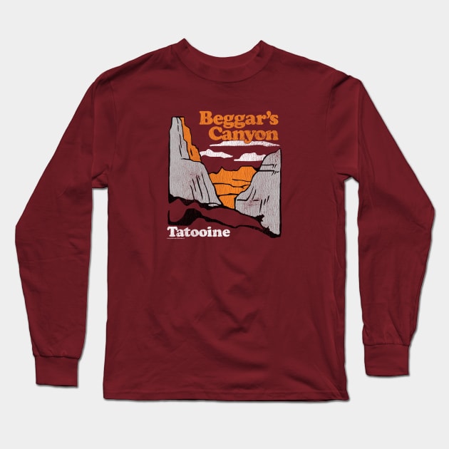 Visit Beggar's Canyon Long Sleeve T-Shirt by FloresArts